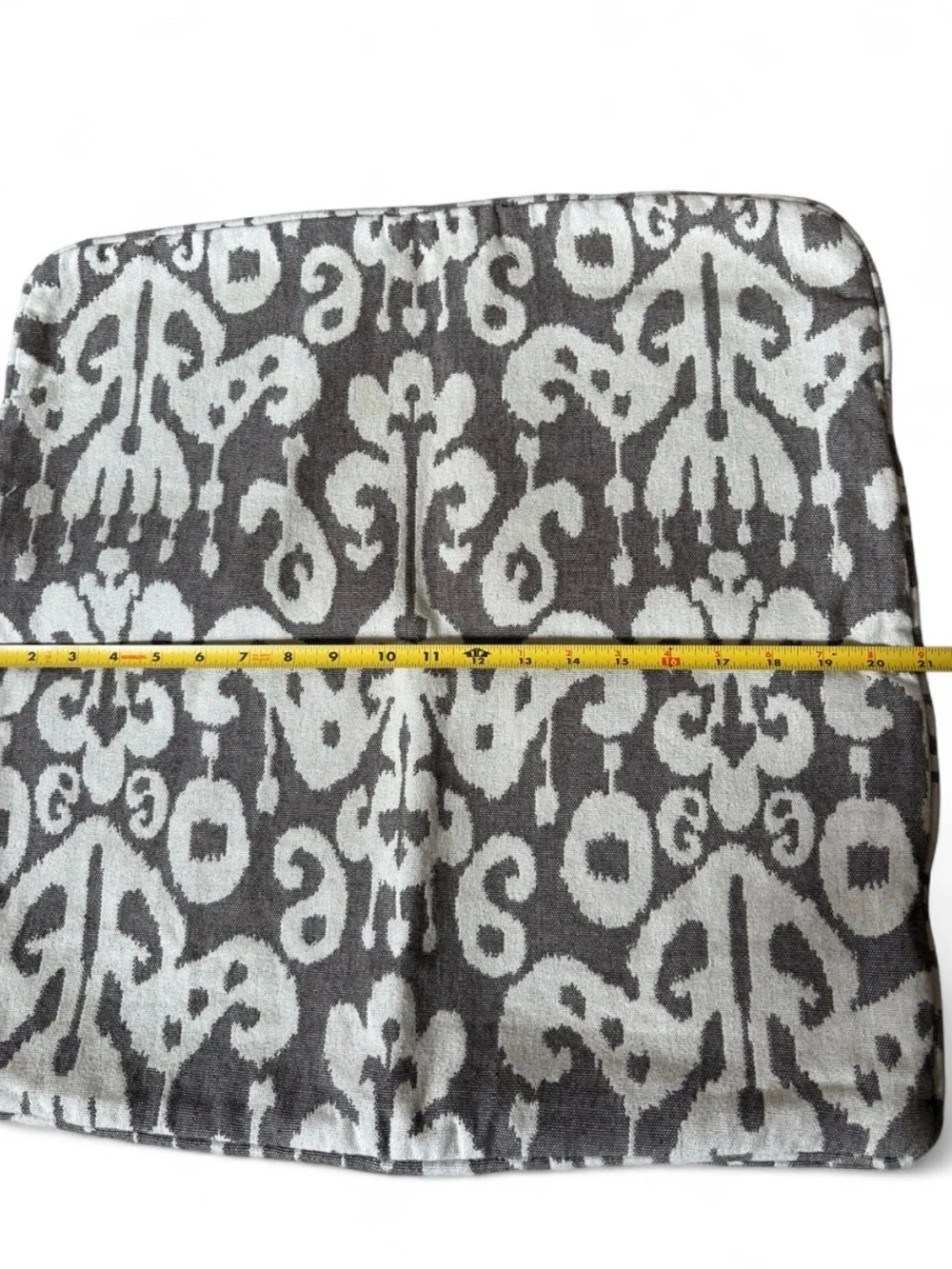 Grey and white Pottery Barn 